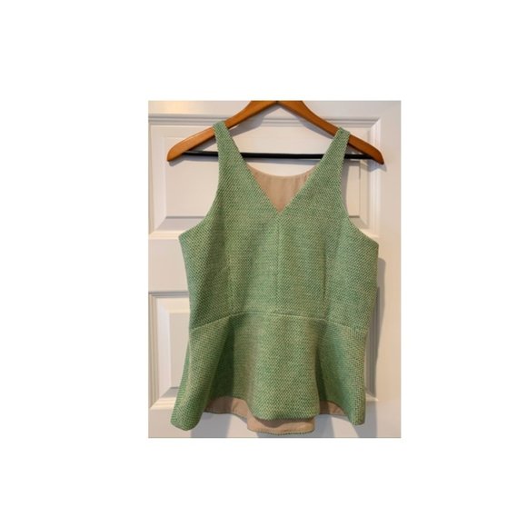 Banana Republic green tweed shell tank - Picture 2 of 3